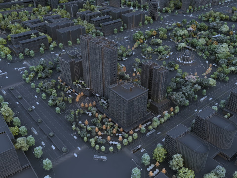 Urban architecture Modèle 3D