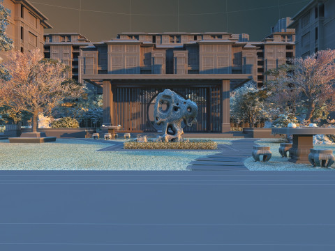 Urban architecture 3D Model
