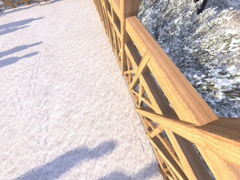 Snow Mountain 3D Модель
