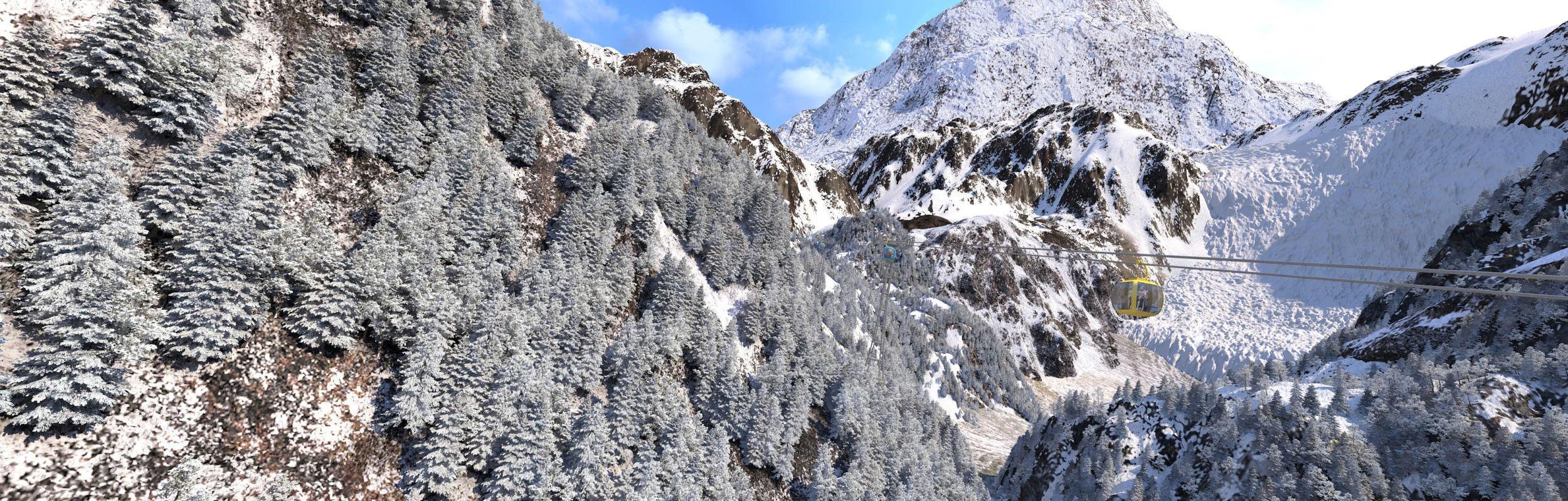 Snow Mountain 3D Model .c4d .max .obj .3ds .fbx .stl .blend 