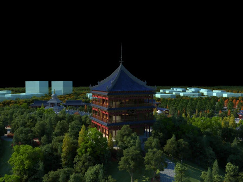 Ancient architecture 3D Model