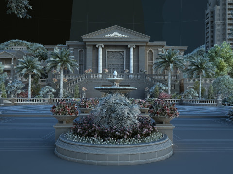 Urban architecture 3D-Modell