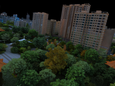 Urban architecture 3D Model