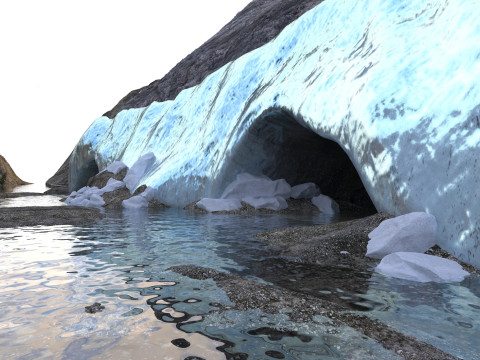 Snow Mountain 3D 模型