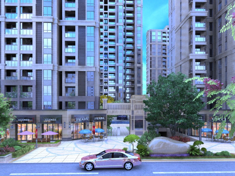 Urban architecture 3D Model