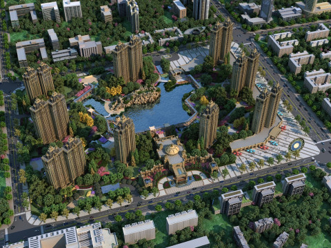 Urban architecture Modèle 3D