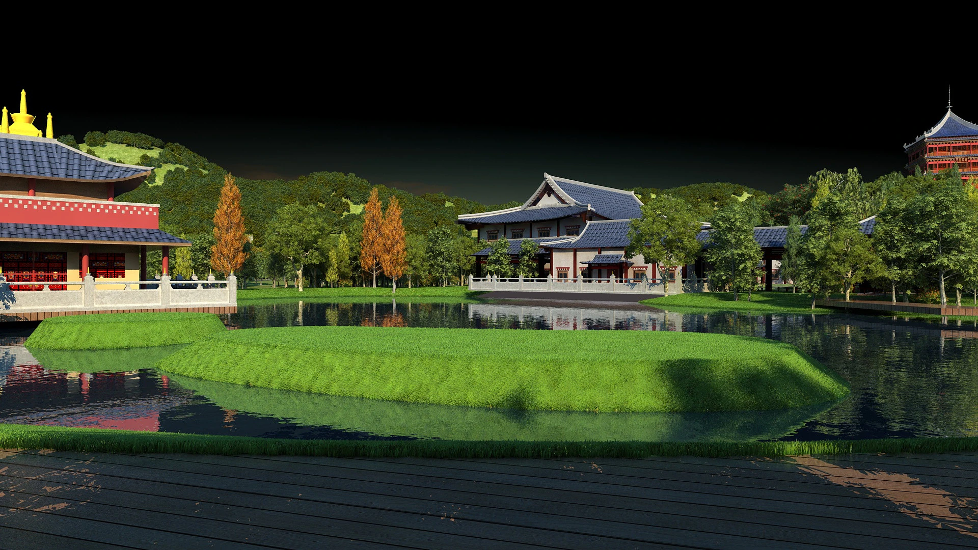 Ancient architecture 3D Model .c4d .max .obj .3ds .fbx .stl .blend 