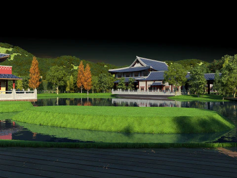 Antik mimari 3D Model