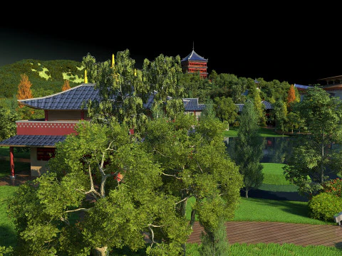Ancient architecture 3D Model