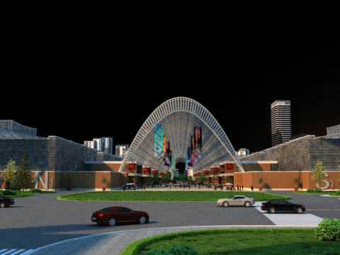 Market 3D-Modell