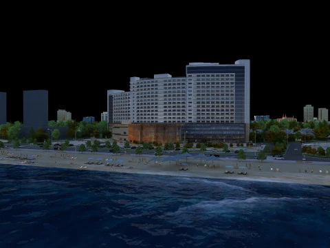 Town 3D Model