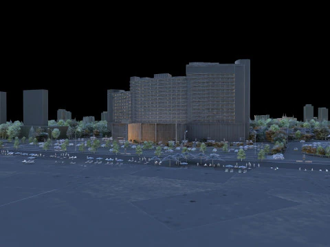 Town 3D Model