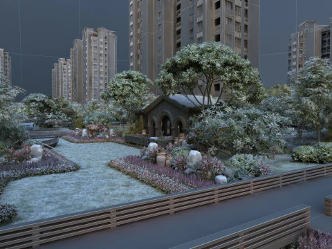 Urban architecture 3D Model