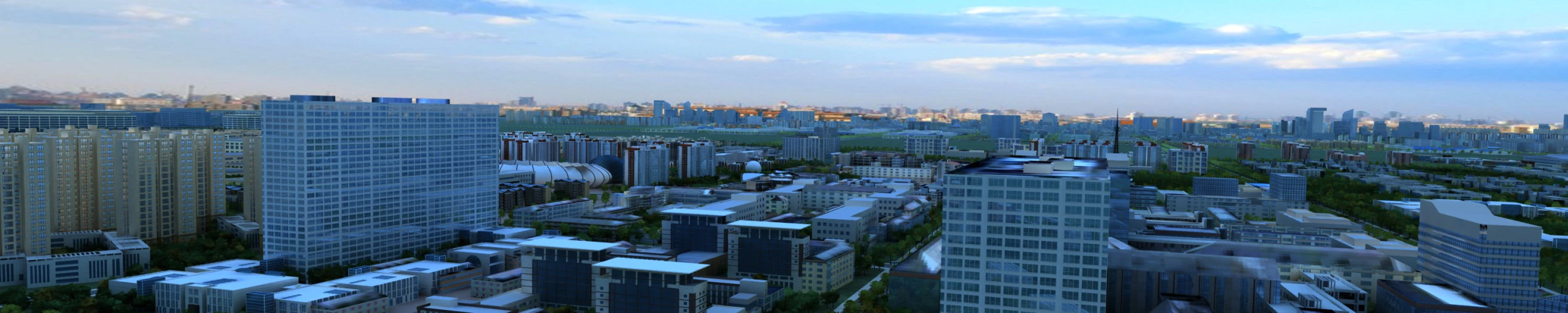 Town 3D Model .c4d .max .obj .3ds .fbx .stl .blend 