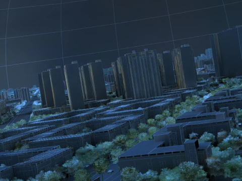 Town 3D Model