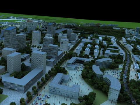 Town 3D 모델