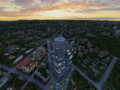 Urban architecture Model 3D
