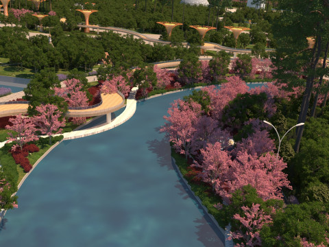 Small town 3D Model