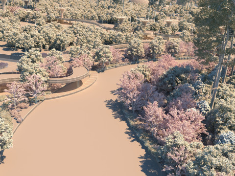 Small town 3D Model