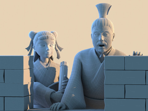 The ancients 3D 模型