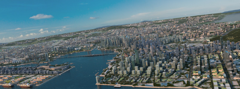 City View 3D 모델 .c4d .max .obj .3ds .fbx .stl .blend 