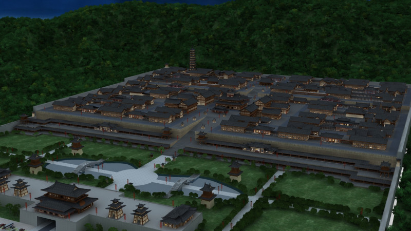 Ancient city 3Dモデル .c4d .max .obj .3ds .fbx .stl .blend 