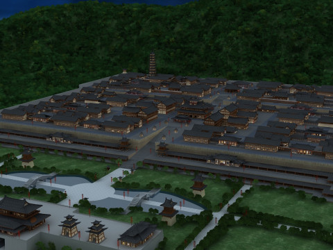 Ancient city 3D 모델