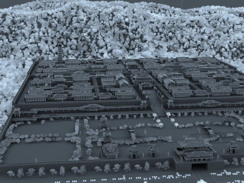 Древний город 3D Модель