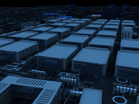 Papan sirkuit Model 3D