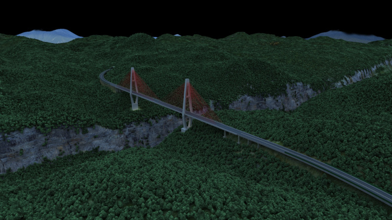 Bridge 3D Model .c4d .max .obj .3ds .fbx .stl .blend 
