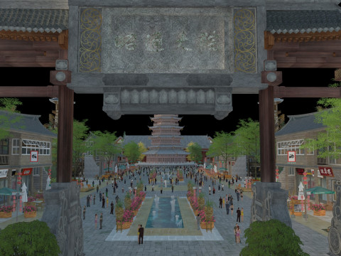 Ancient city 3D 모델