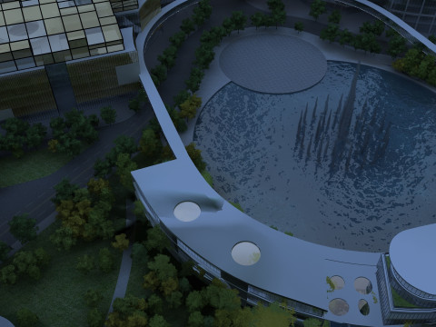 Urban architecture Model 3D