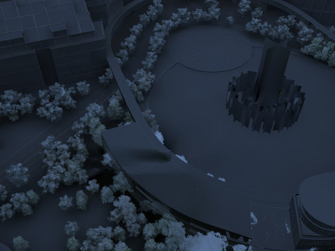 Urban architecture Model 3D