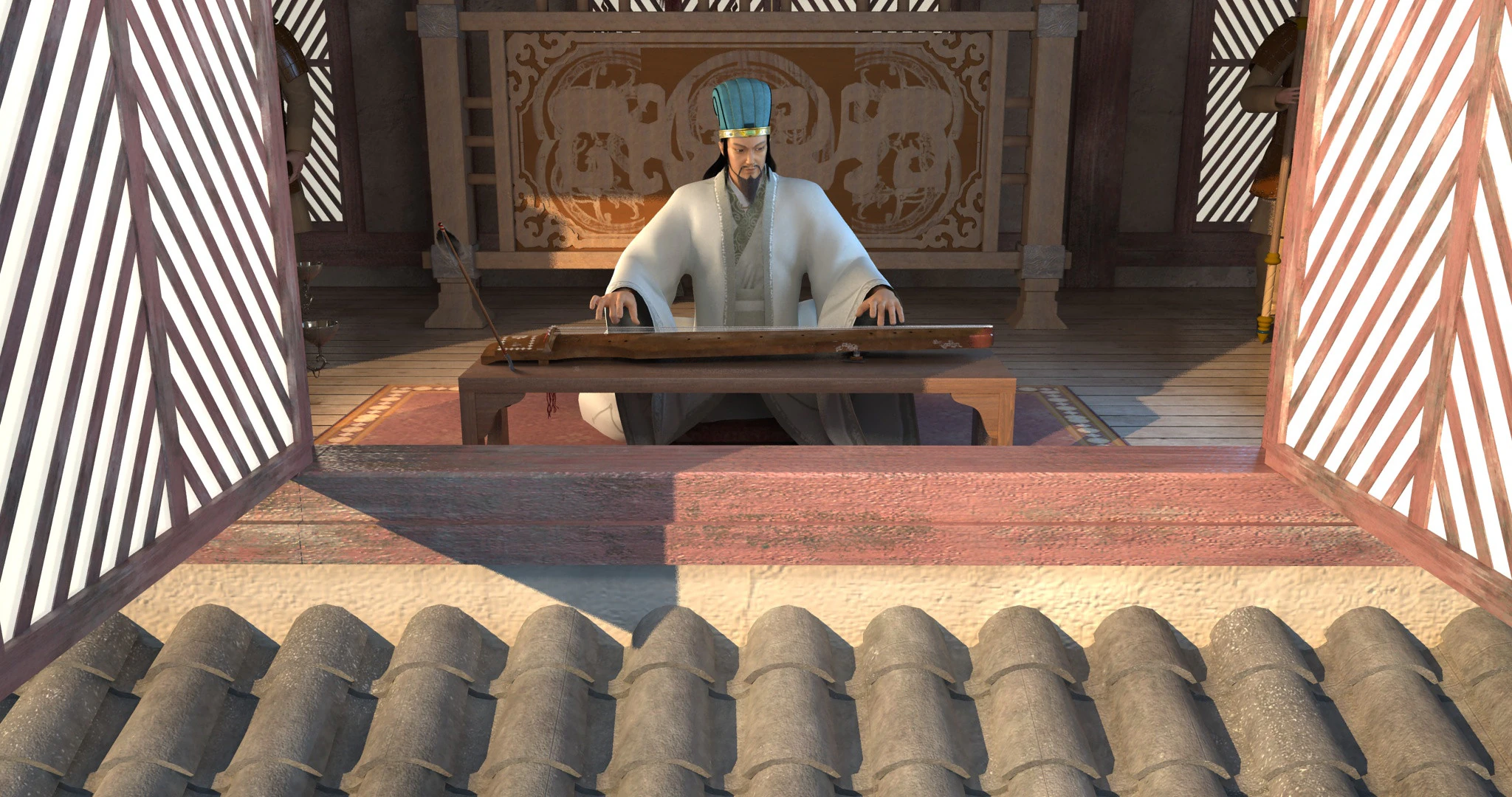 Zhuge Liang 3D Model .c4d .max .obj .3ds .fbx .stl .blend 