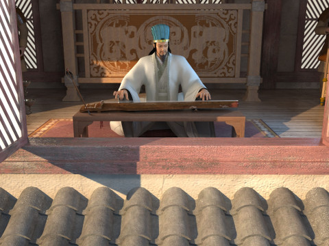 Zhuge Liang Model 3D