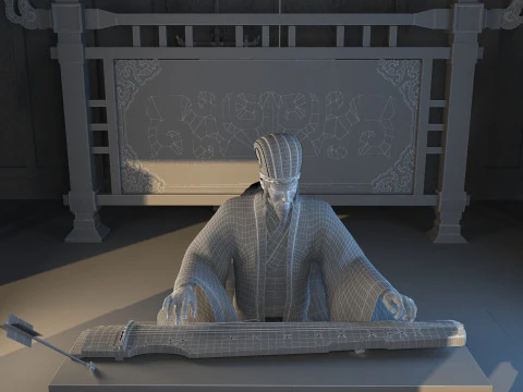 Zhuge Liang 3D Model