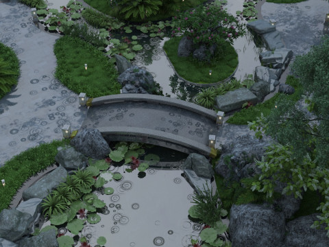 Yard 3D Model