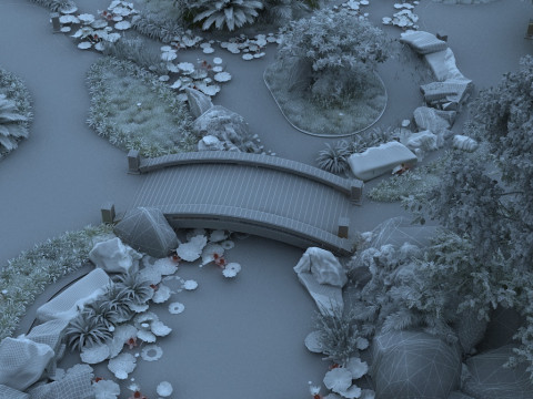 Yard 3D Model