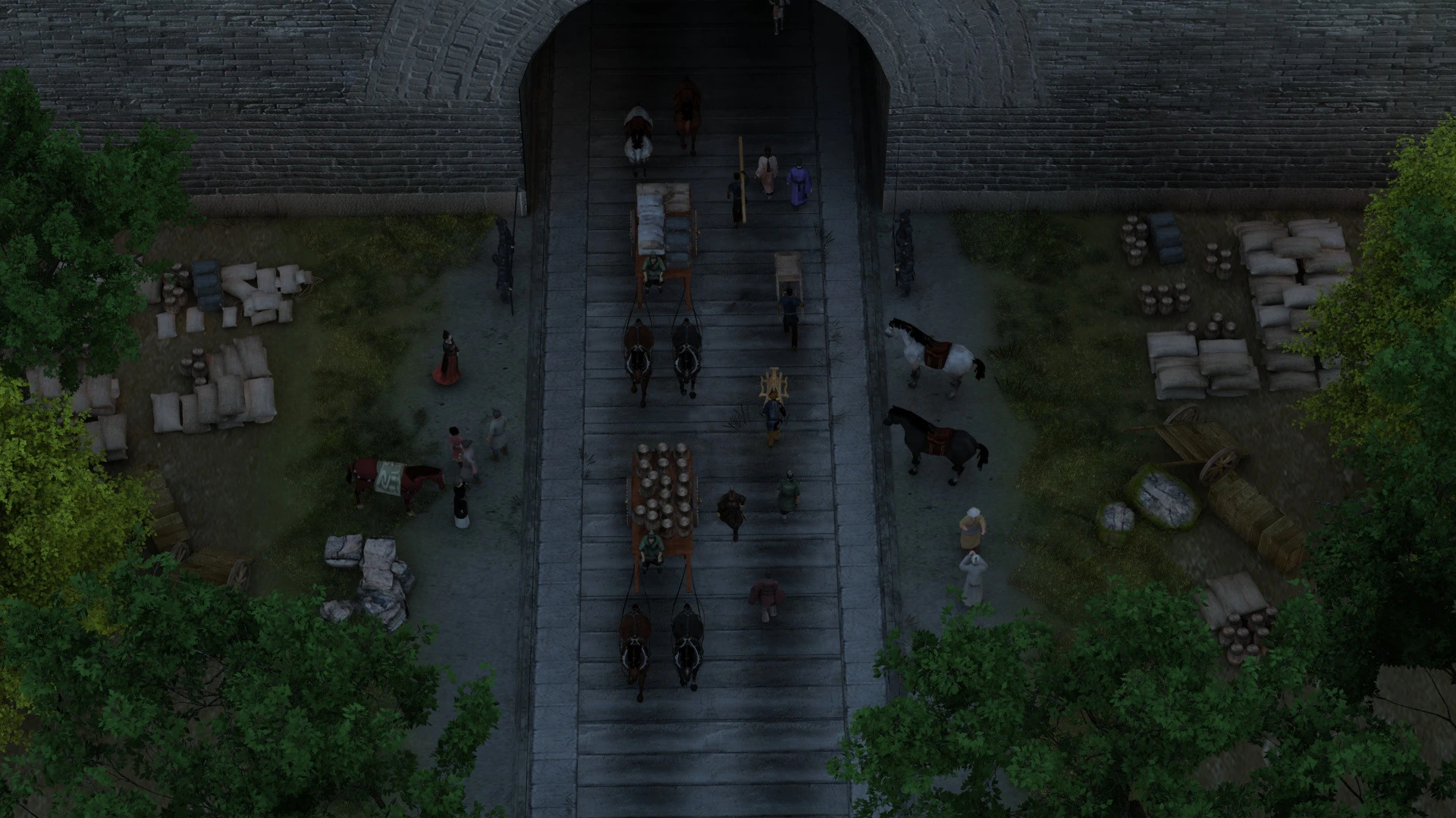 Ancient City Gate 3D Model .c4d .max .obj .3ds .fbx .stl .blend 