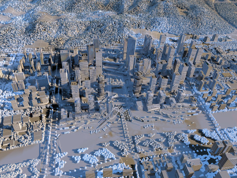 Urban architecture 3Dモデル