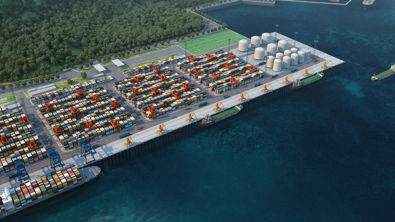 Port 3D Model .c4d .max .obj .3ds .fbx .stl .blend 