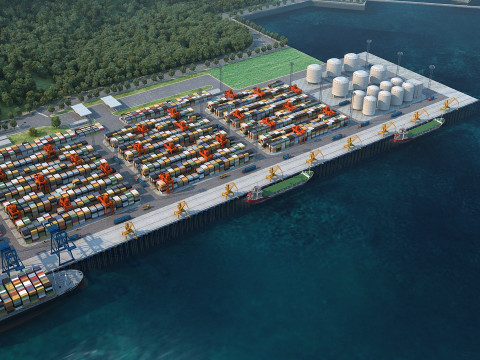 Port 3D 모델