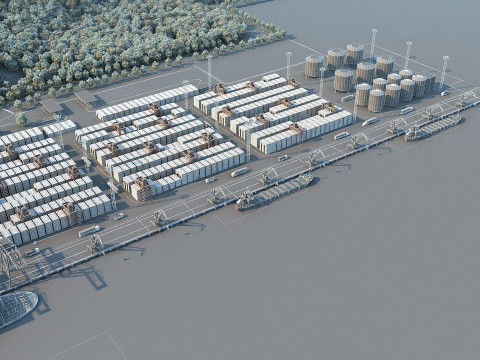 Port Modelo 3D