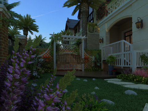 Villa Modelo 3D