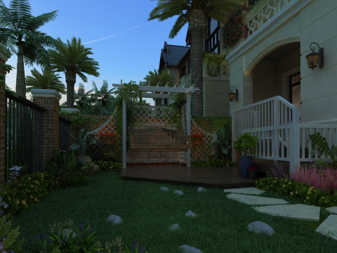 Villa 3D Model