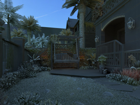 Villa 3D Model