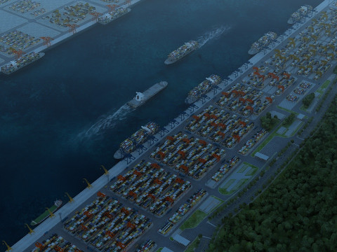 Port Modelo 3D