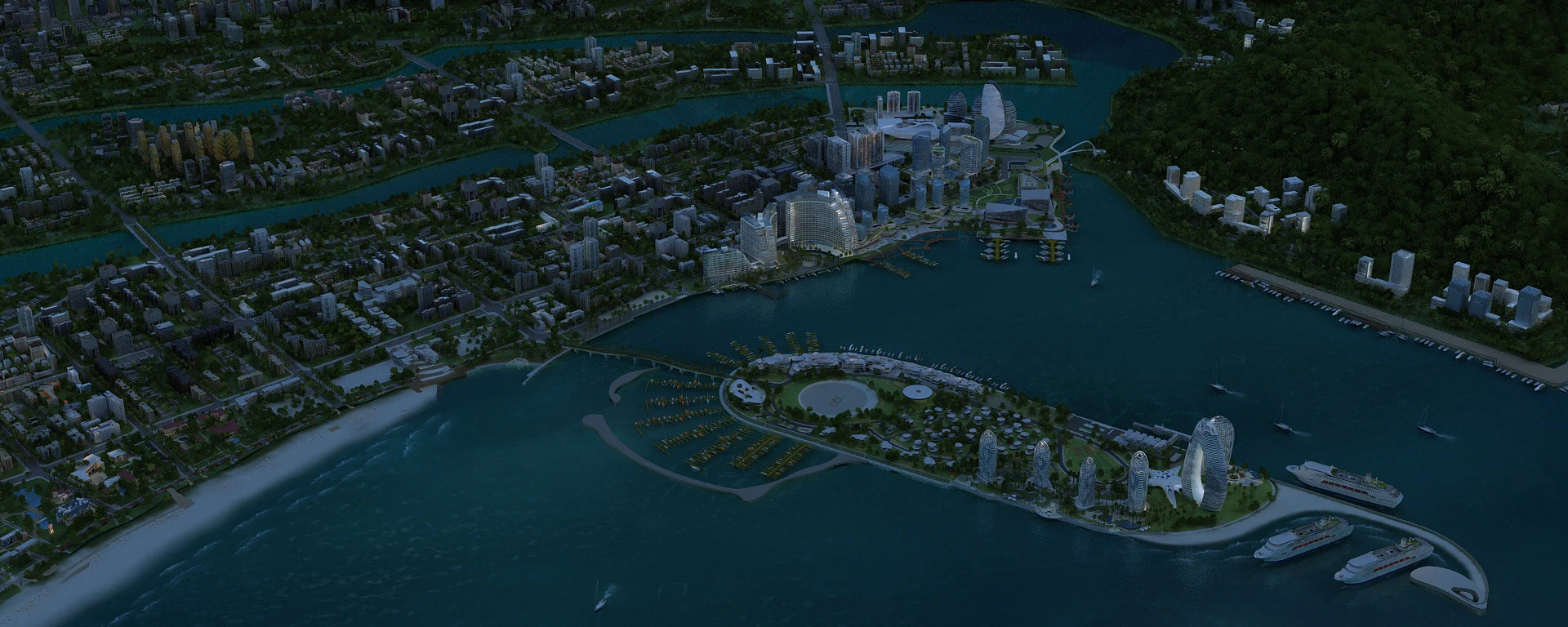 Urban architecture 3D Model .c4d .max .obj .3ds .fbx .stl .blend 