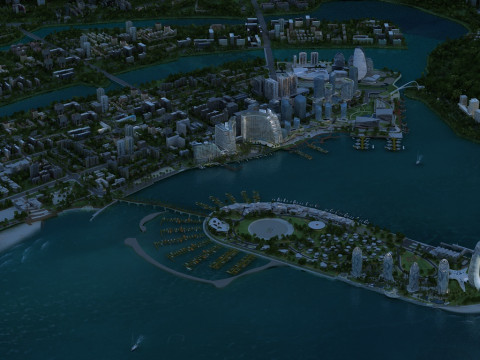 Urban architecture 3D Model