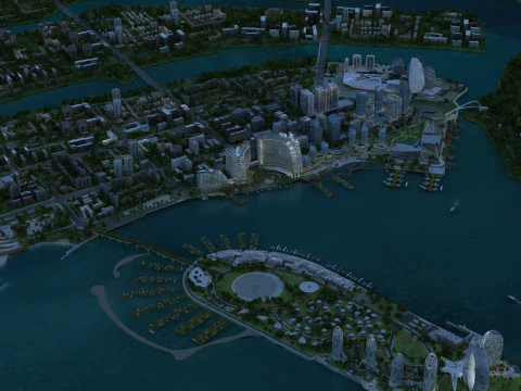 Urban architecture 3D Model